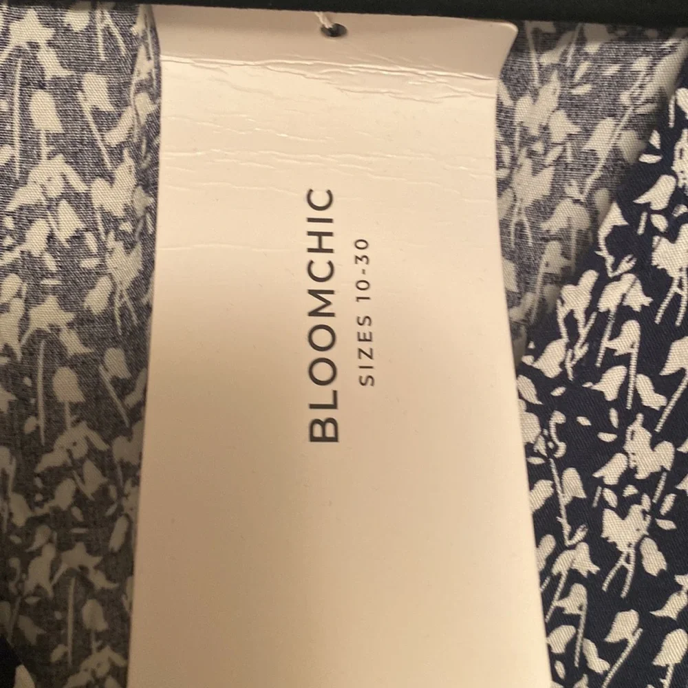 Brand New BloomChic Navy/White Wrap Dress…size 10 - Picture 7 of 7